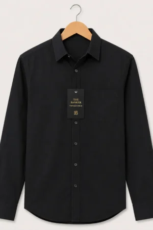 Chemise H&M Slim Fit Noire - Taille M