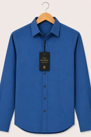 Chemise Calvin Klein Regular Fit Bleu Non-Iron - Taille XL