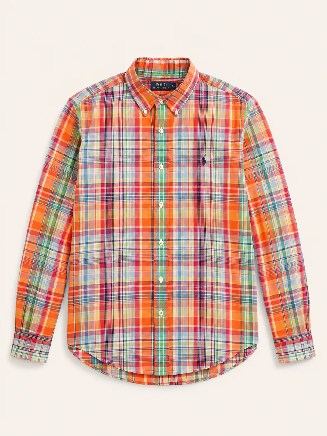 Chemise Polo Ralph Lauren à Carreaux Madras Multicolore - Taille XL