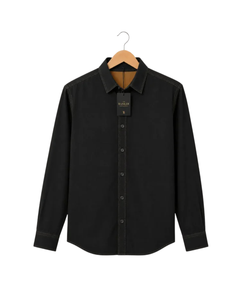 Chemise Daniel Hechter Bleu Nuit Utilitaire - Taille XXL