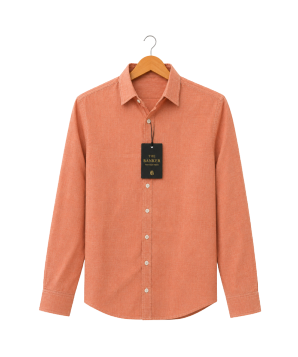 Chemise East West Slim Fit Oxford Pêche - Taille L