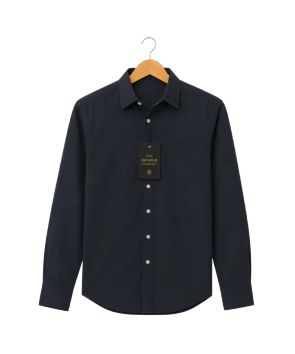 Chemise H&M Regular Fit Bleu Marine - Taille M