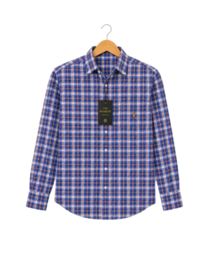 Chemise Ralph Lauren Classic Fit à Carreaux Bleu - Taille L
