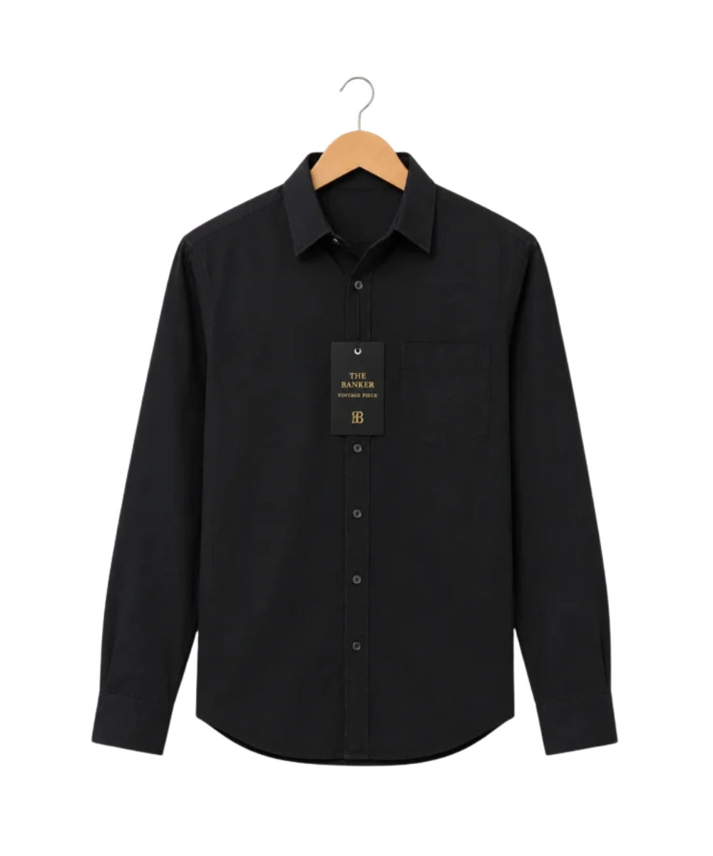Chemise H&M Slim Fit Noire - Taille M